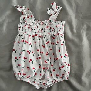 Cute baby girl romper !! Cherrys! Starting Out!